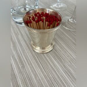 Vintage Two's Company Silver Mini non food safe mint julup cup.